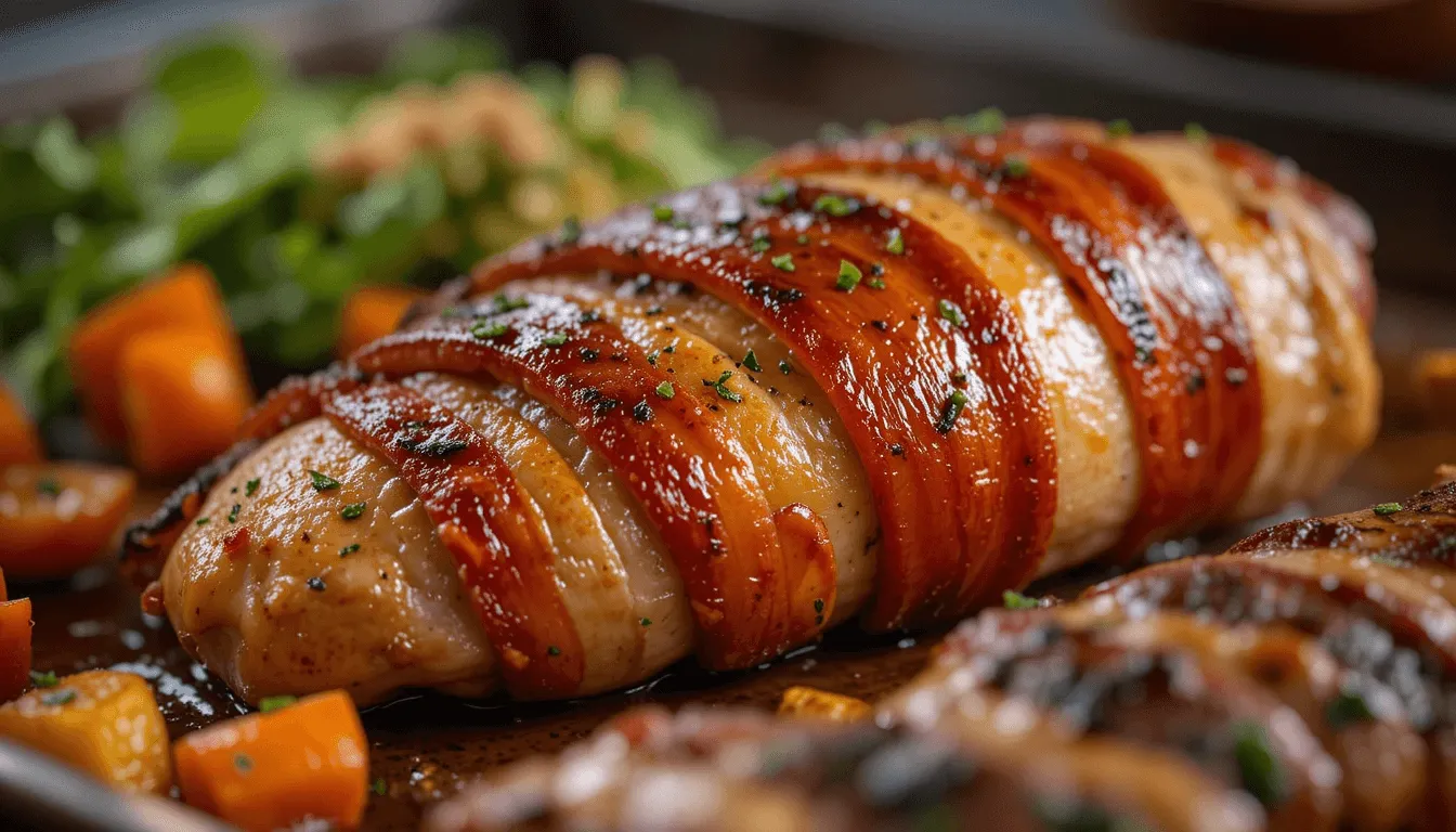 Bacon Wrapped Chicken Breast in Oven Recipe